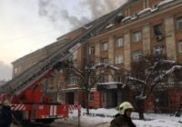 Крупный пожар в Иркутске