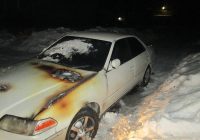 Поджог авто в Ангарске