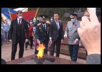 «Огонь памяти» зажегся в Ангарске Девятого мая