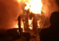 Ещё один дом уничтожен огнём в садоводстве «Радуга» АГО