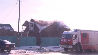 Пожар случился сегодня в Ангарске.