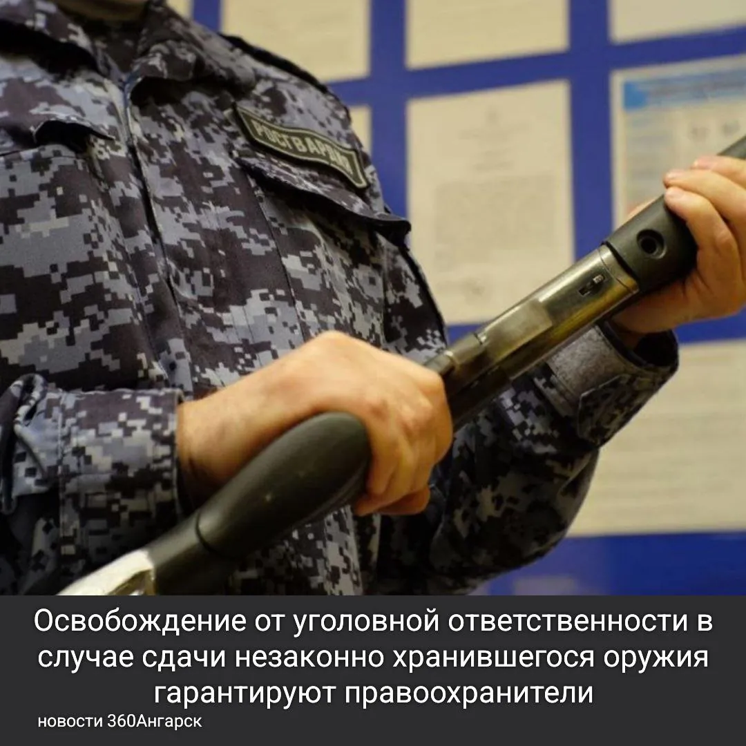 Освобождение от уголовной ответственности в случае сдачи незаконно хранившегося оружия гарантируют правоохранители.