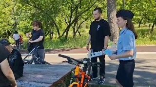 Масштабная профилактическая акция «ПДД-патруль: СИМ и велосипед» состоялась в рамках проекта «Моё безопасное лето».