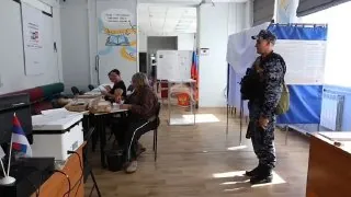 В канун выборов росгвардейцы провели проверку безопасности избирательных участков.