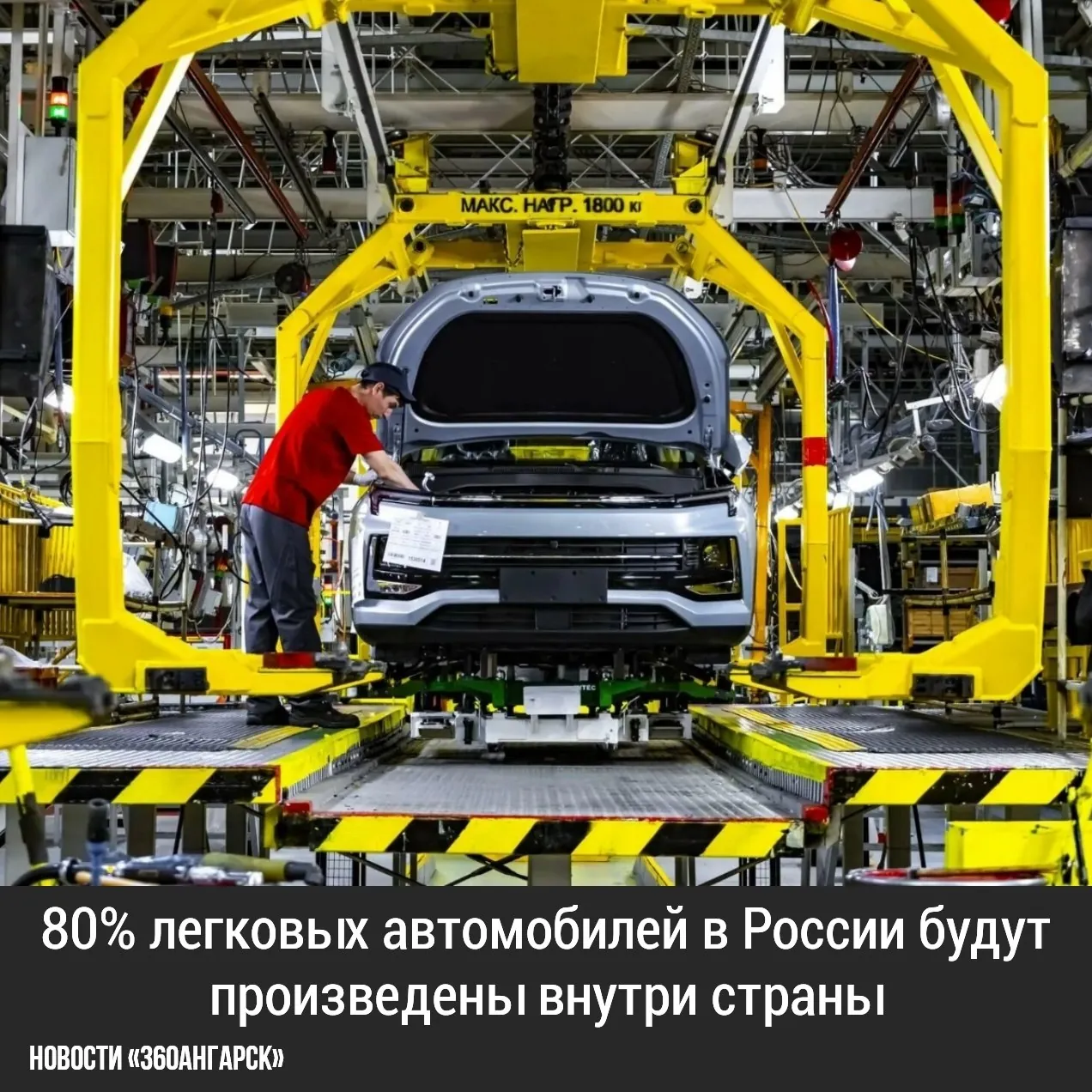 80% легковых автомобилей в России будут произведены внутри страны.